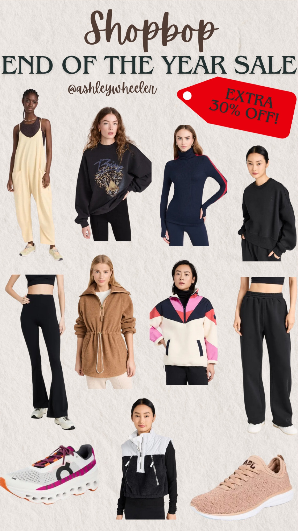 This is a semi annual sale that you do not want to miss. Find your favorite designer clothing for a fraction of the cost. There is a 30% sale going on on everything in their site. End it ends tomorrow so jump on these Free People, Anne Bing, Aviator, Marine Layer, Alo, APL items now.

#LTKsalealert #LTKmidsize #LTKGiftGuide