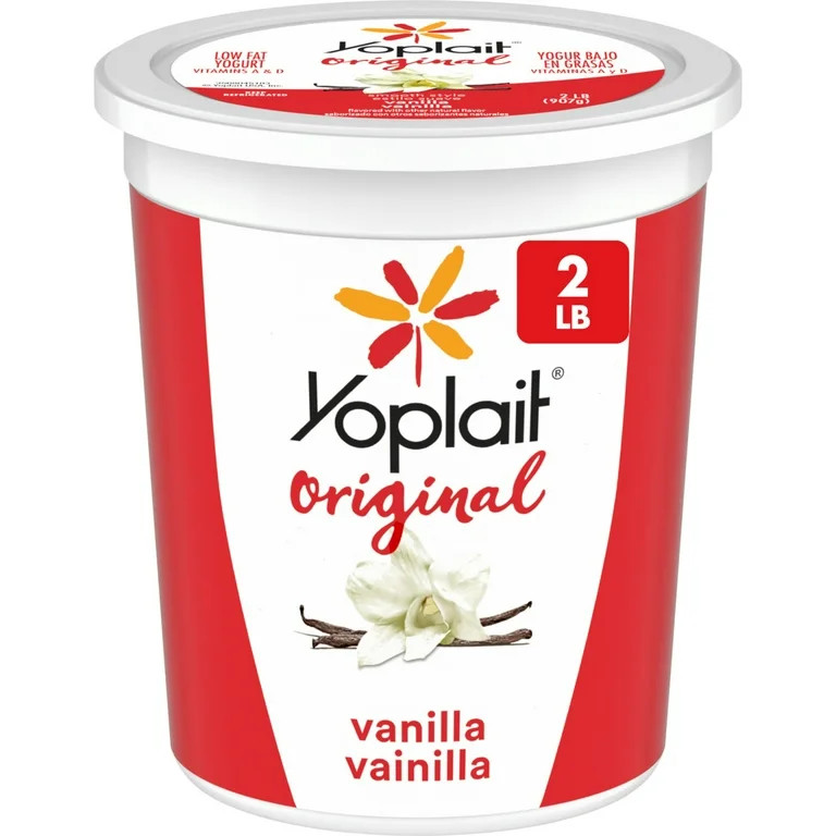 Yoplait Original Smooth Style Vanilla Flavored Low Fat Yogurt Tub, 32 oz | Walmart (US)