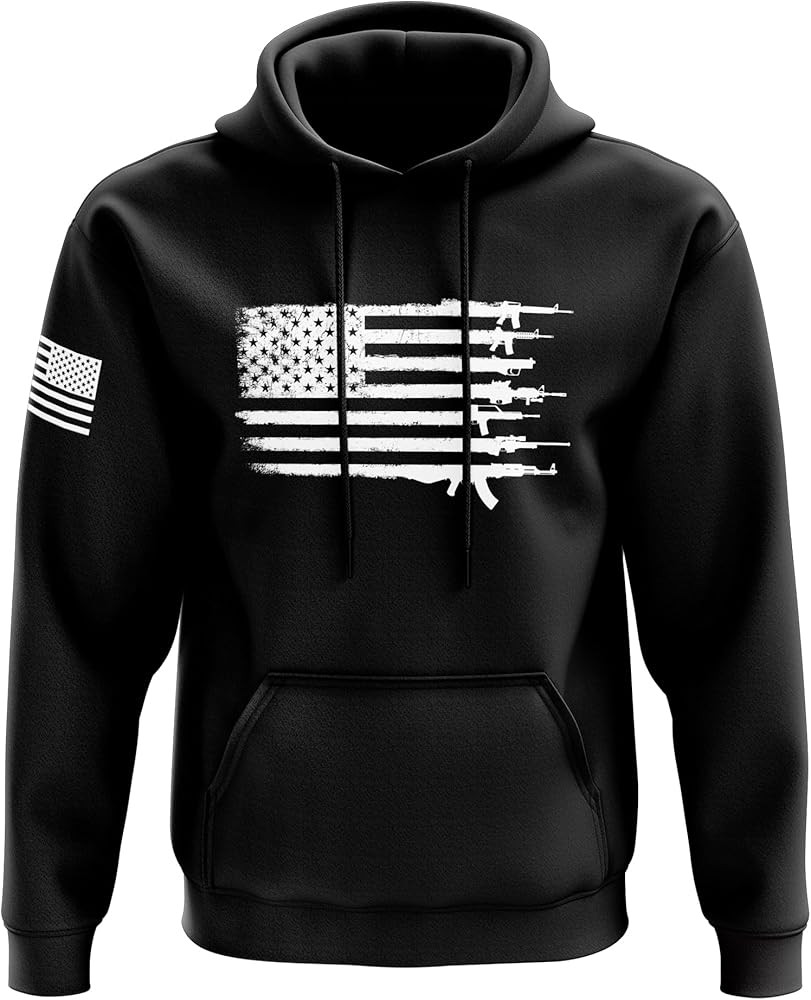 Tactical Pro Supply Patriotic USA American Flag Pro-Gun Graphic Printed Hoodies for Men and Women... | Amazon (US)