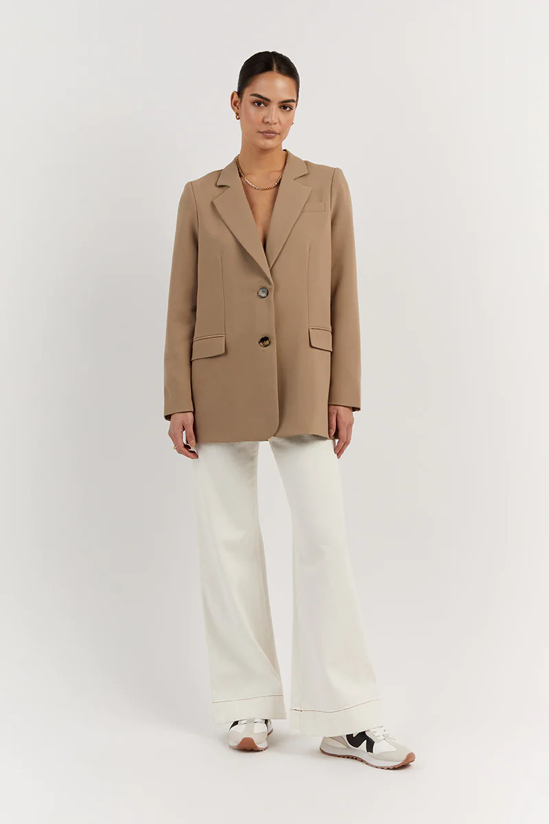 ROWAN MOCHA SIGNATURE BLAZER | DISSH