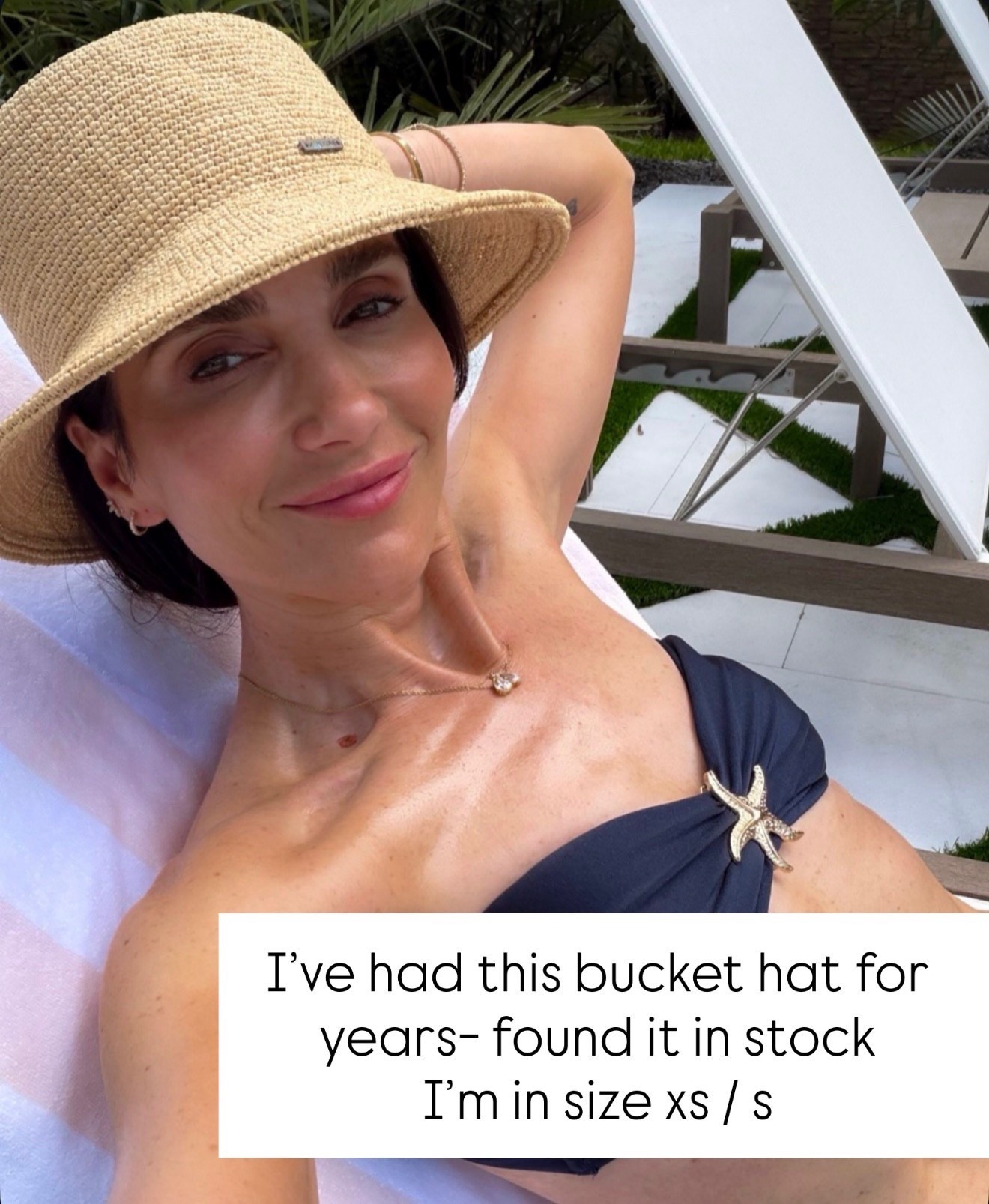 this hat is a forever favorite. i’ve had it for years and finally found it back in stock… the perfect neutral and such a flattering shape. lightweight, packable, and goes with every swimsuit or summer outfit

bucket hat, summer accessories, beach style, vacation outfits, sun hat, annabrstyle 

#LTKSwim #LTKSeasonal #LTKTravel