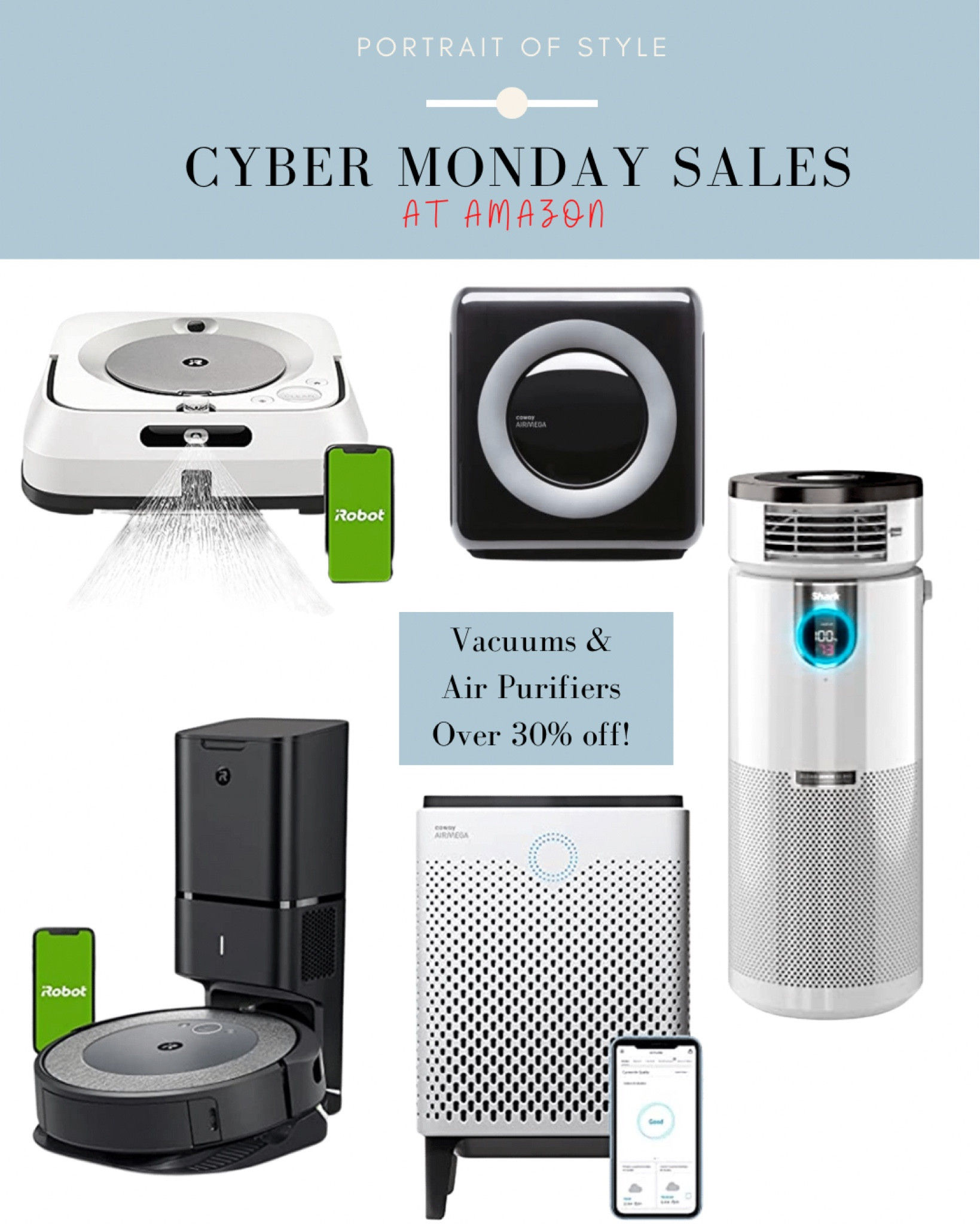 Cyber Monday at Amazon!

#cybermonday #airpurifier #vaccumn #vaccumns #amazon #amazoncybermonday #irobot #shark 

#LTKHoliday #LTKCyberweek #LTKSeasonal
