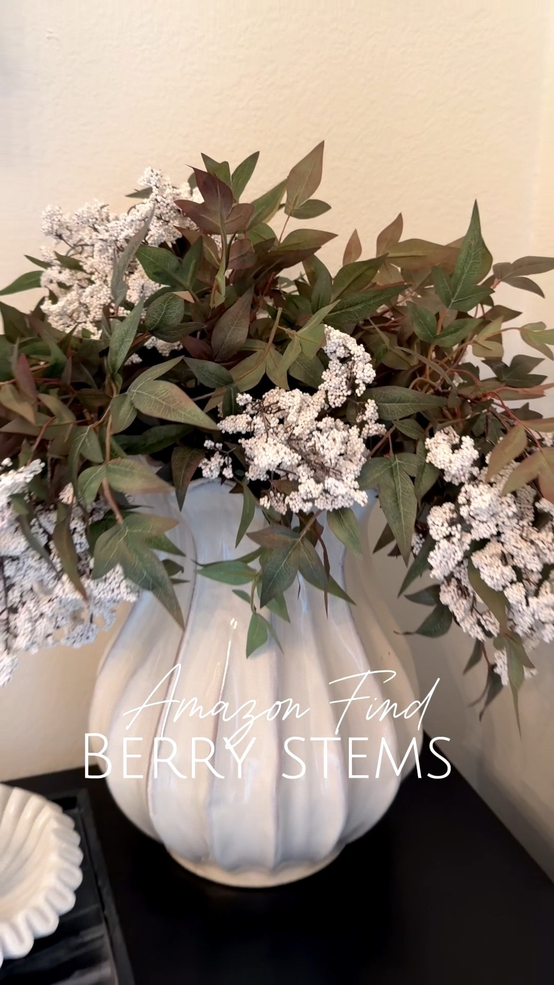 Now I feel like I need more of these beautiful stems! This is two sets in the large vase 🤍

Vase
Berry stand
Viral stems
Nightstand 

#LTKHome #LTKSeasonal