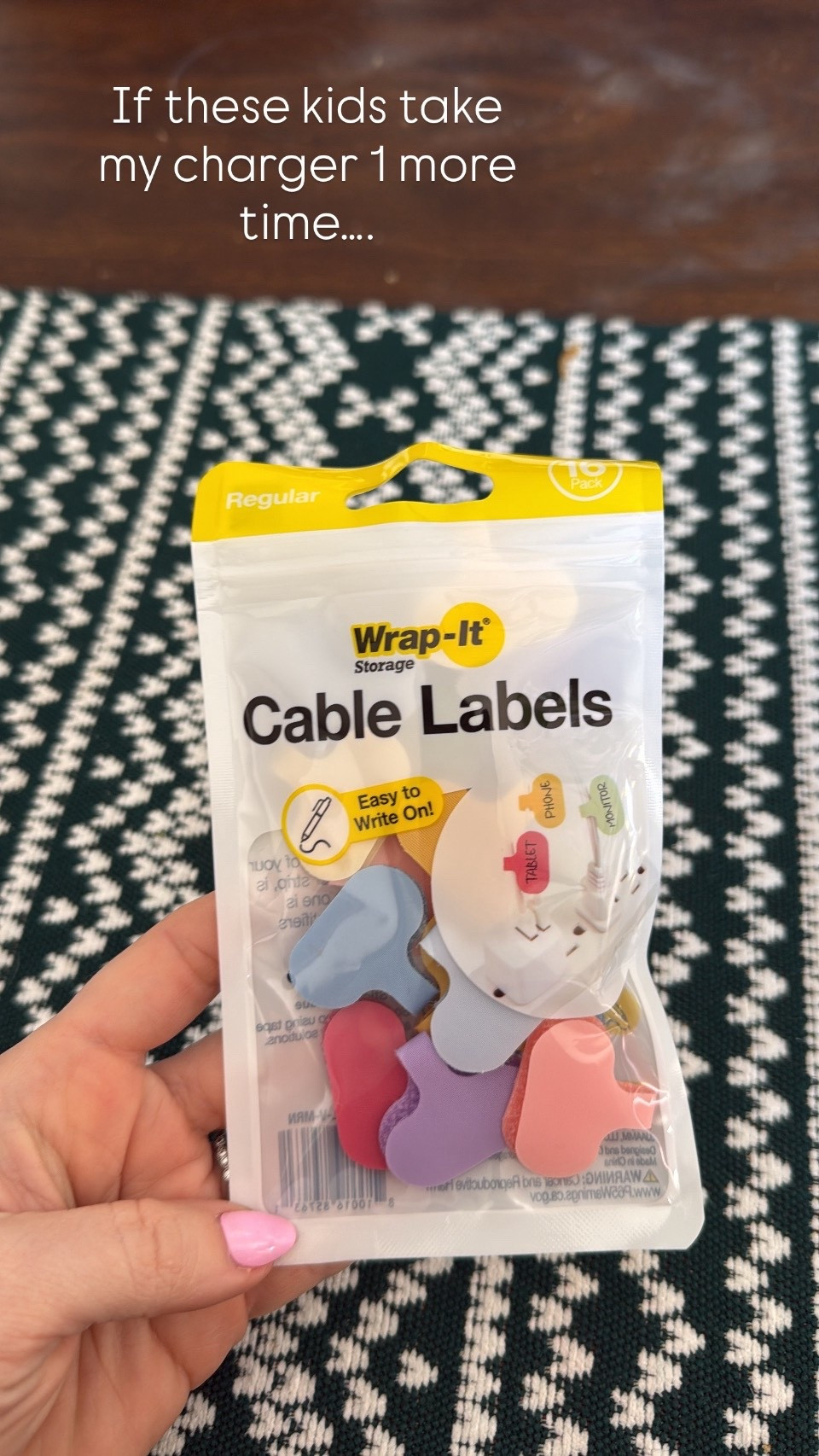 At least I’ll know which their takes my charger! I used a regular pen on these and it worked great! 

#LTKHome #LTKmomlife