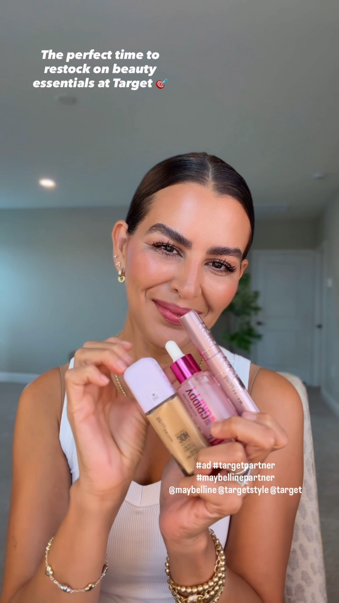* #ad Back to school isn't just for students! It's the perfect time to restock on your favorite beauty essentials with Maybelline and Target. The Grippy Serum is a serum and primer with 2% niacinamide. My skin looks so plump and hydrated, and my makeup lasts all day. The Super Stay Up to 30H Lumi-Matte Foundation has weightless, sweat-resistant, buildable coverage with a matte finish. And I just love the Maybelline Sky High Mascara! It takes my lashes to the next level. Love the definition, length and volume-and no smudging. Grab these beauty essentials on your next Target trip. And thank me later.

#TargetPartner #MaybellinePartner #target @maybellinene  @targetstyle  @Target

#LTKBeauty #LTKmomlife #LTKSeasonal