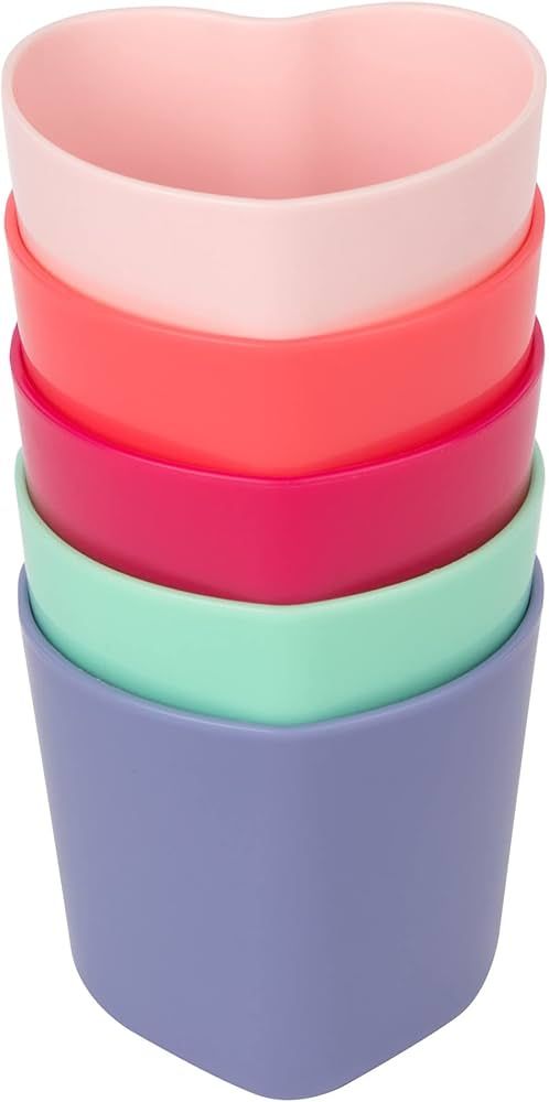 The First Years Heart Shaped Cups, 6 oz Toddler Cup, Pack of 5 | Amazon (US)