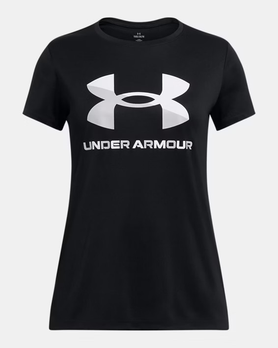 Under Armour Girls' UA Velocity Big Logo Short Sleeve | Under Armour (US)
