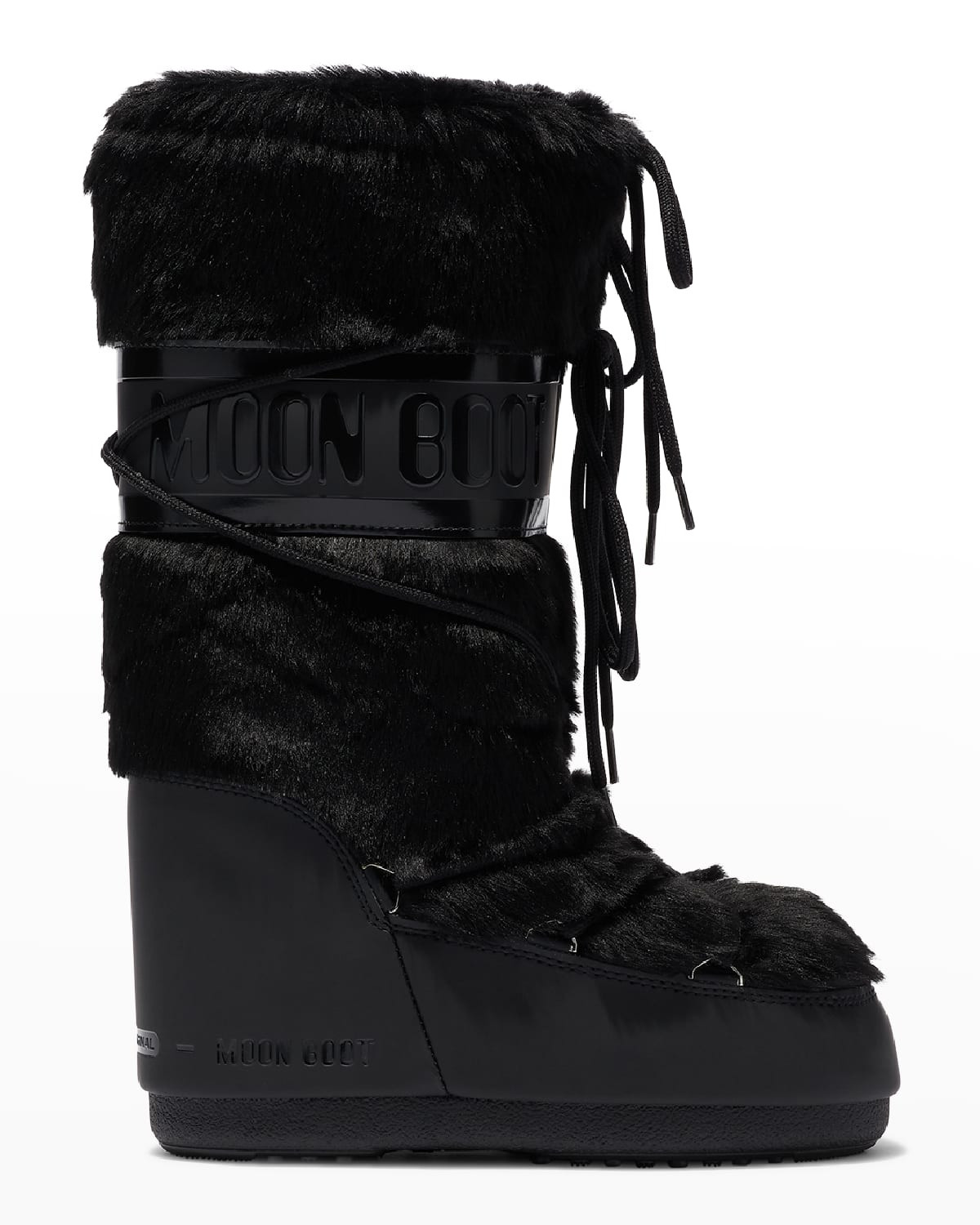 Classic Faux Fur Lace-Up Snow Boots | Neiman Marcus