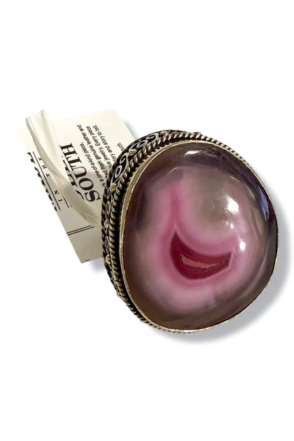 Made in the Deep South 1970s Agate Ring | The Willow Tree