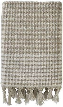 SKL Home Longborough 100% Turkish Cotton Bath Towel, 28x54, Tan | Amazon (US)