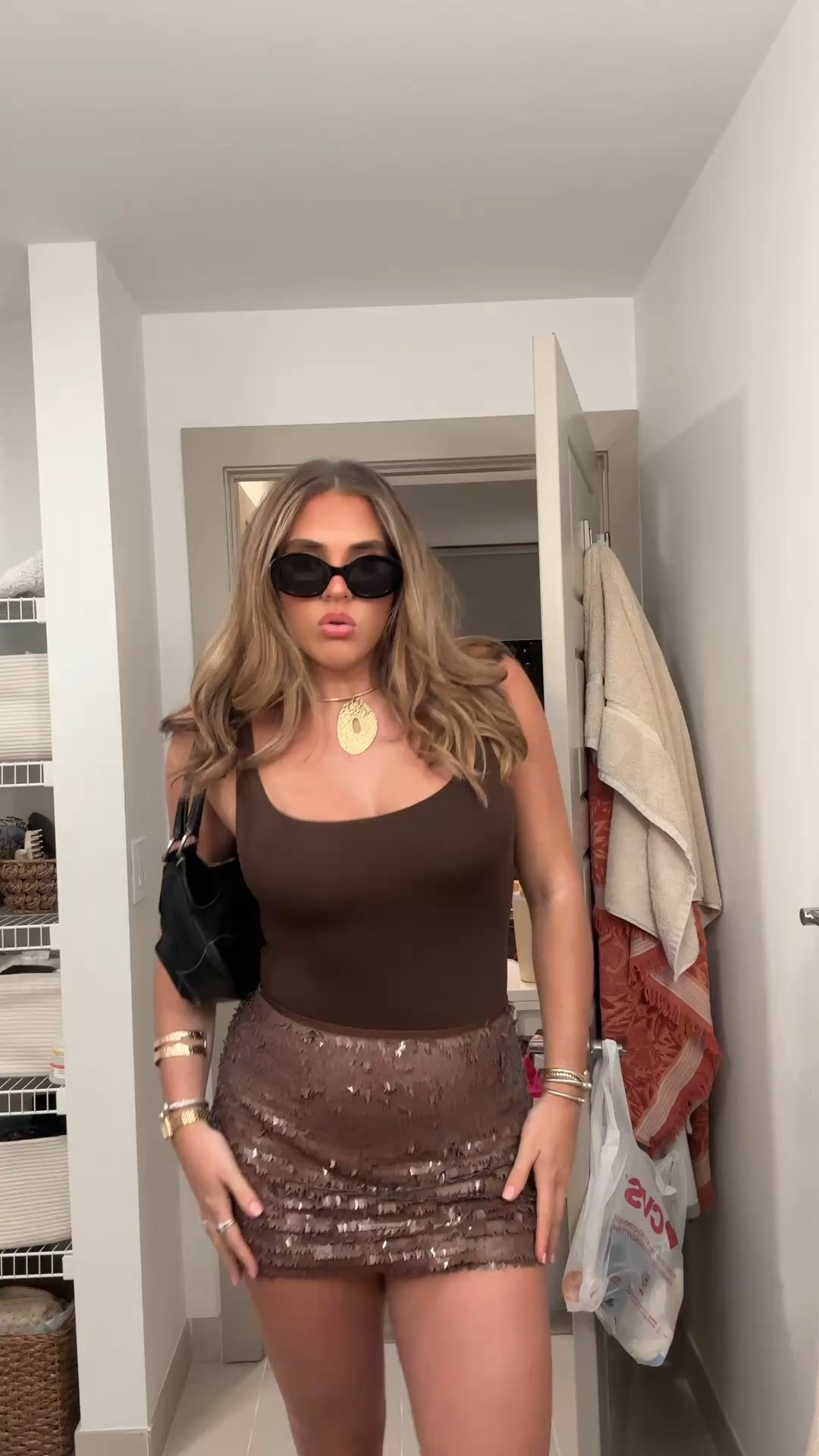 Miami night out🤎🥂🍋‍🟩🪩