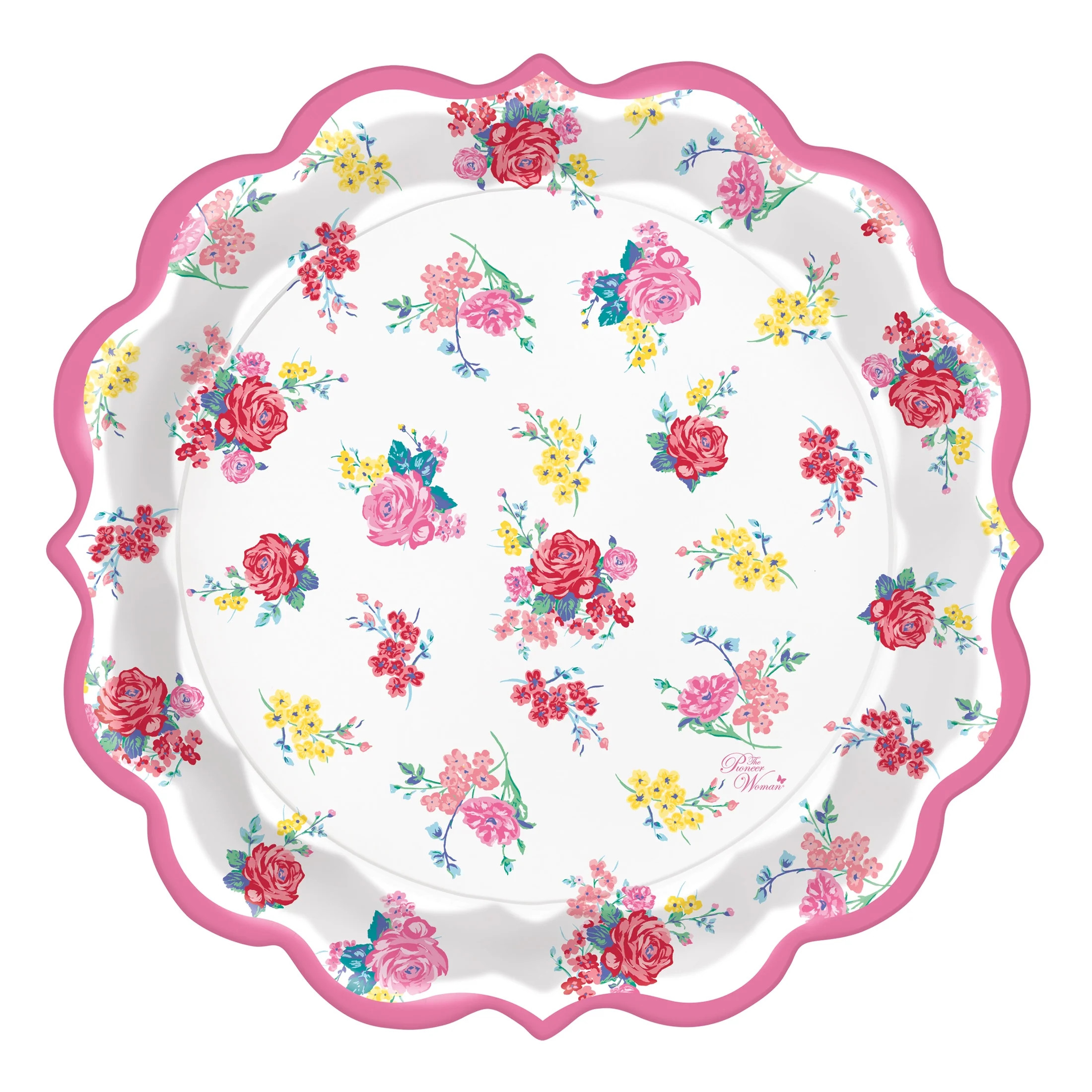 The Pioneer Woman Blue Cape Paper Dessert Plates, 8in, 12ct | Walmart (US)