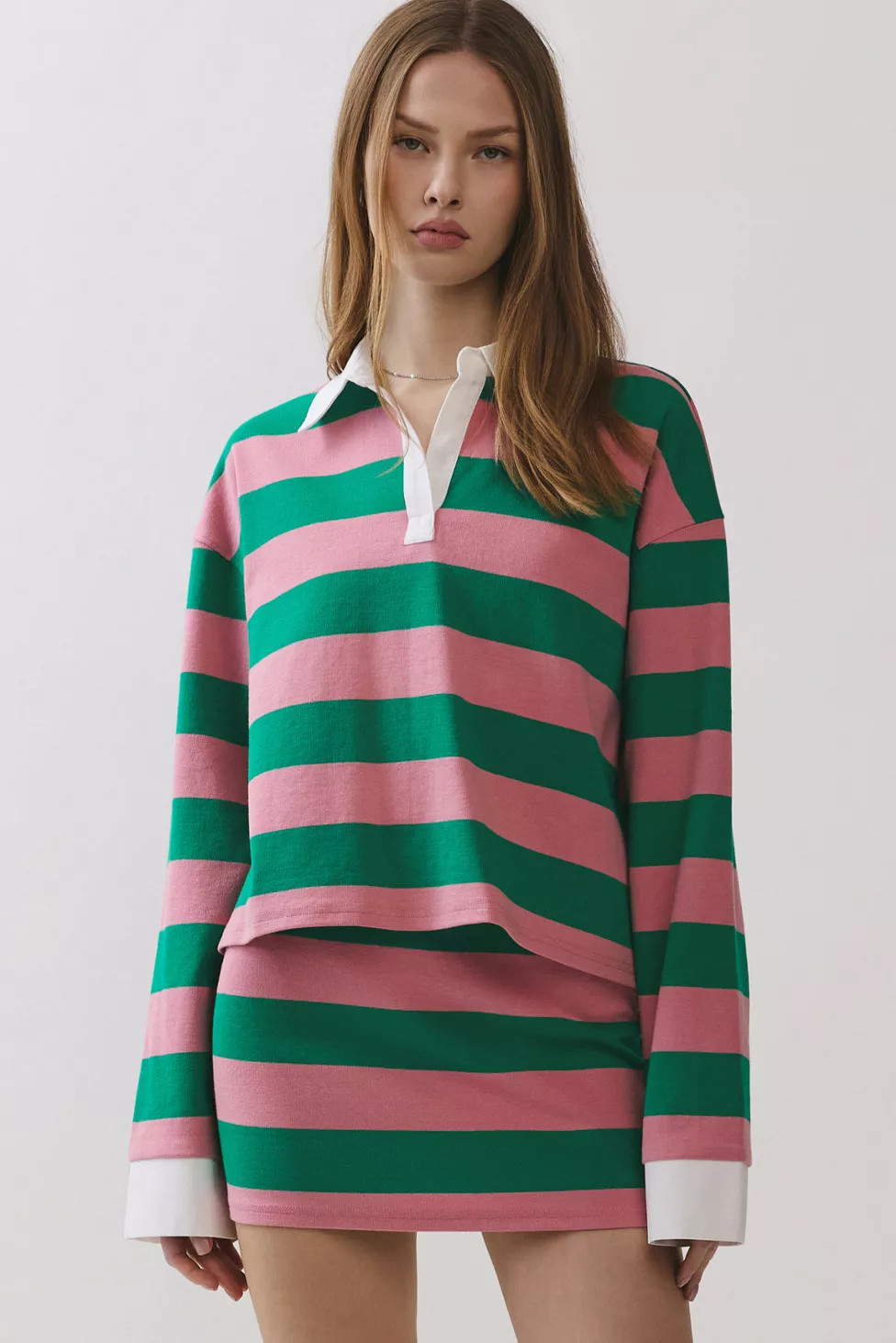 Personal Code Poppy Striped Rugby Top | Urban Outfitters (US and RoW)