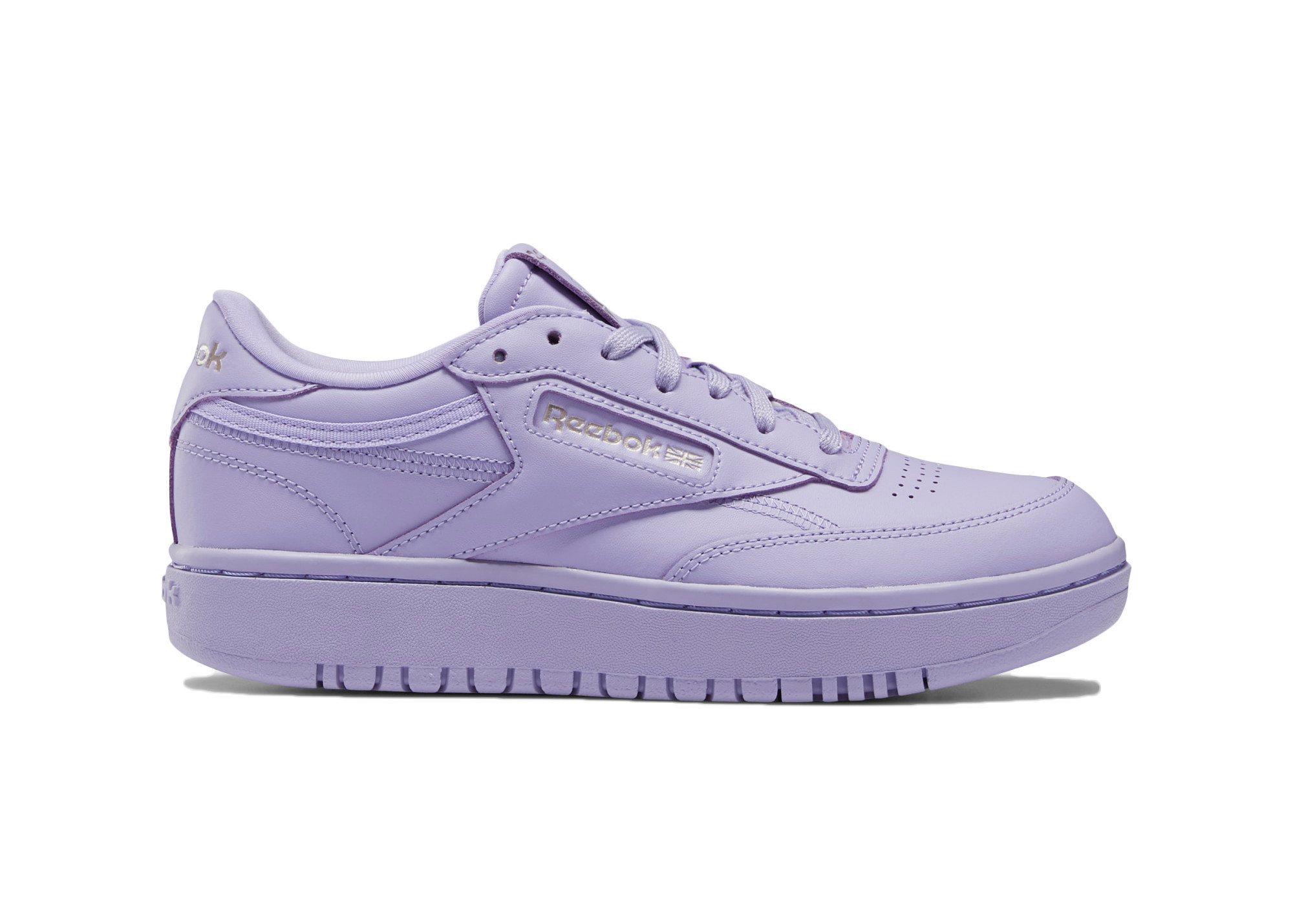 Reebok Coated Club C Double Cardi B (Women's) Sneakers in Crisp Purple/Quartz Met | StockX