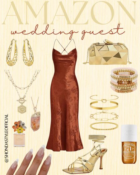 Wedding guest outfit Inspo, fall wedding guest outfit, bridesmaid dresses, wedding attire, fall dresses, fall outfits, fall jewelry, gold jewelry, perfume, affordable perfumes, gold earrings 
#LTKxPrime 

#LTKGiftGuide #LTKSeasonal #LTKplussize