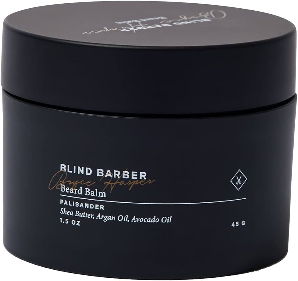Blind Barber Bryce Harper Beard Balm - Moisturizing Facial Hair Wax with Beeswax, Jojoba & Avocad... | Amazon (US)