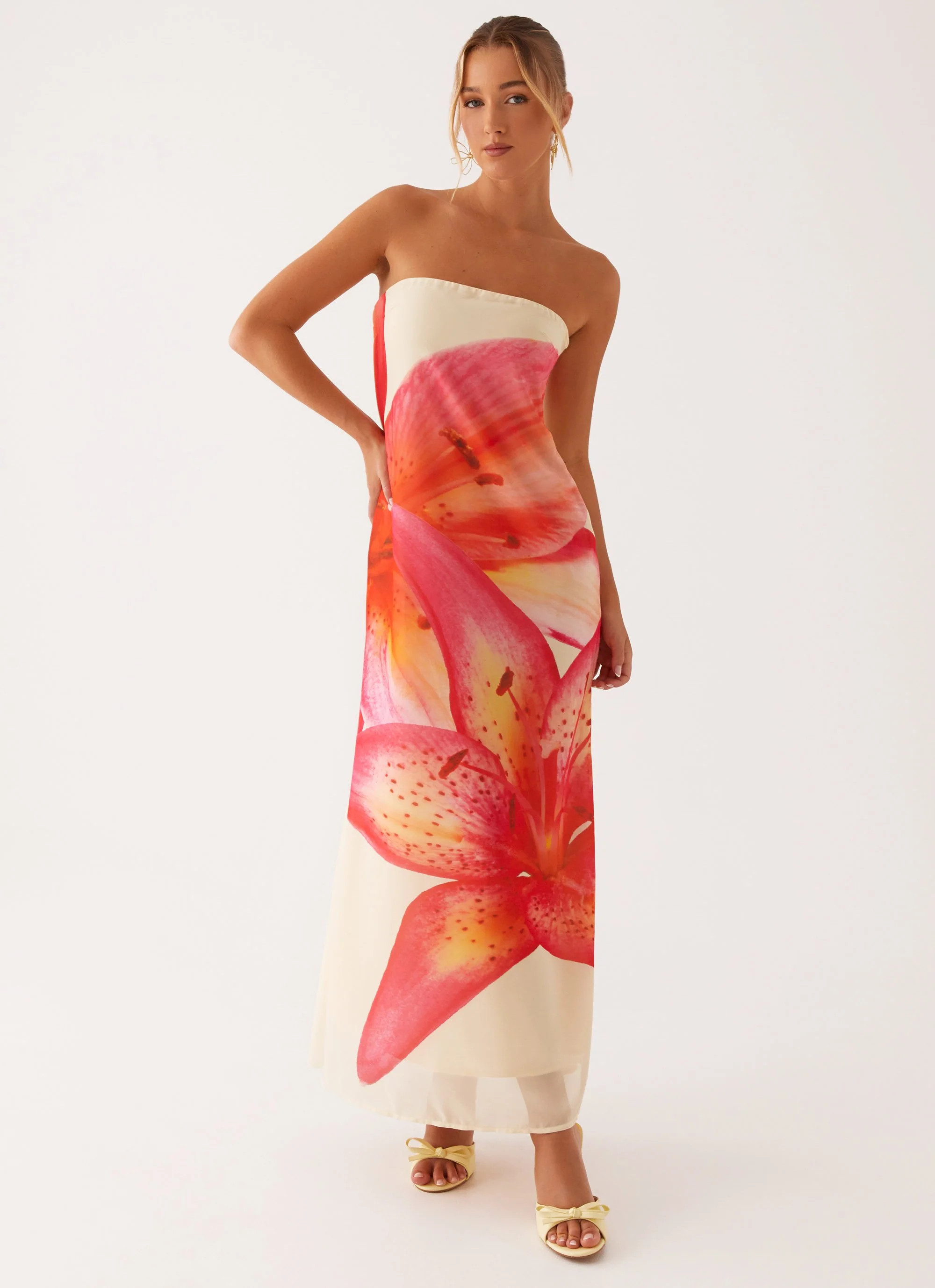 Darcy Maxi Dress - Yellow Floral | Peppermayo (Global)