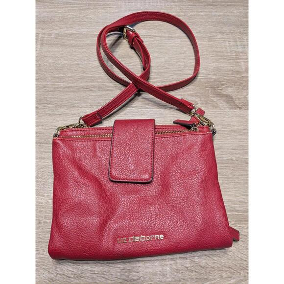 Stylish Red Liz Claiborne Crossbody Bag | Poshmark