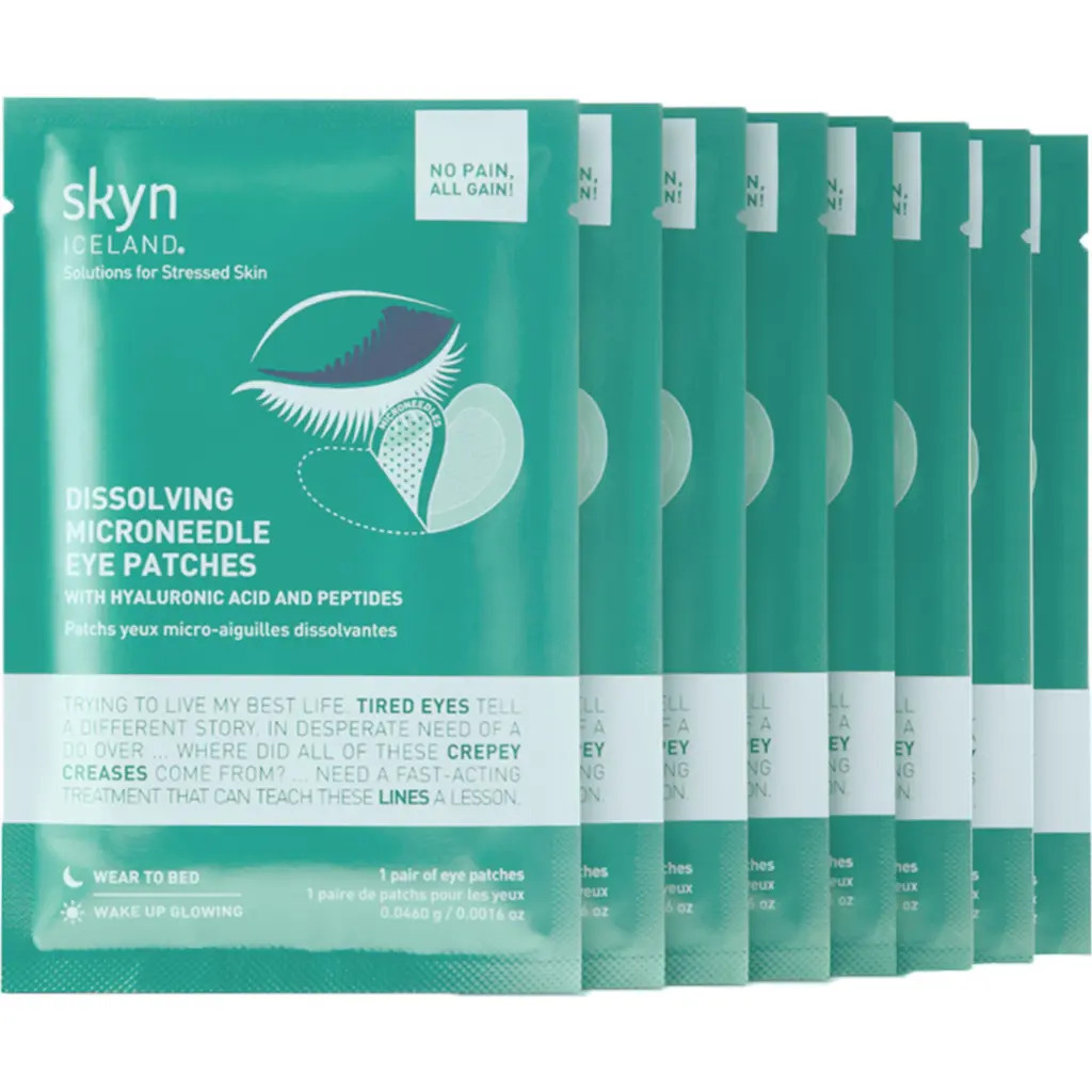 SKYN ICELAND Dissolving Microneedle Eye Patches 8-Pack in Regular at Nordstrom | Nordstrom