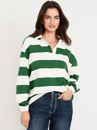 Oversized Rugby Polo | Old Navy (US)