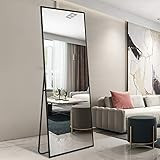 NeuType Full Length Mirror Floor Mirror with Standing Holder Bedroom/Locker Room Standing/Hanging Mi | Amazon (US)