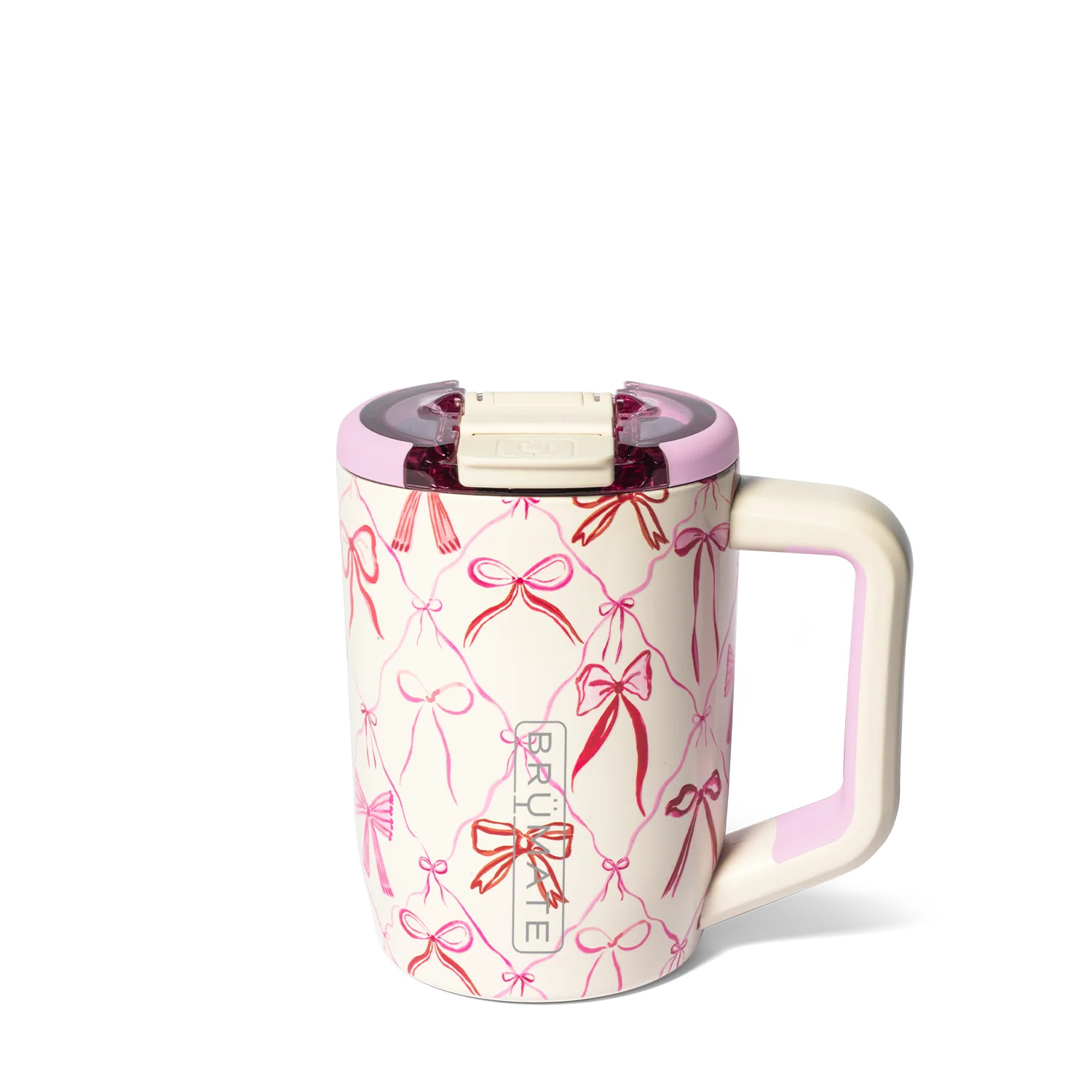 Müv 15oz | Pink Bow Mug | BrüMate | Brumate