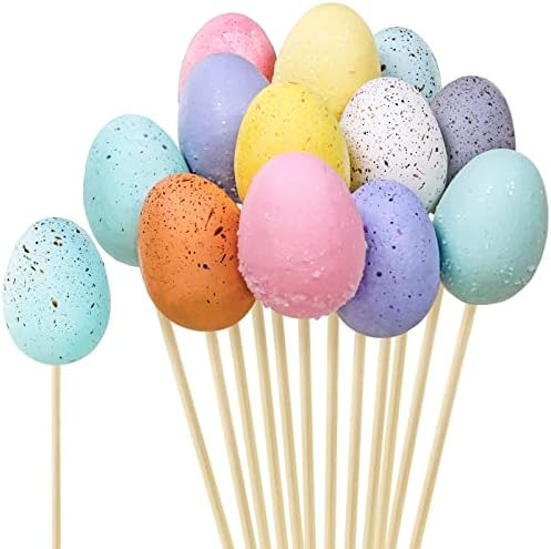 Easter Picks Faux Foam Easter Egg Picks | Amazon (US)