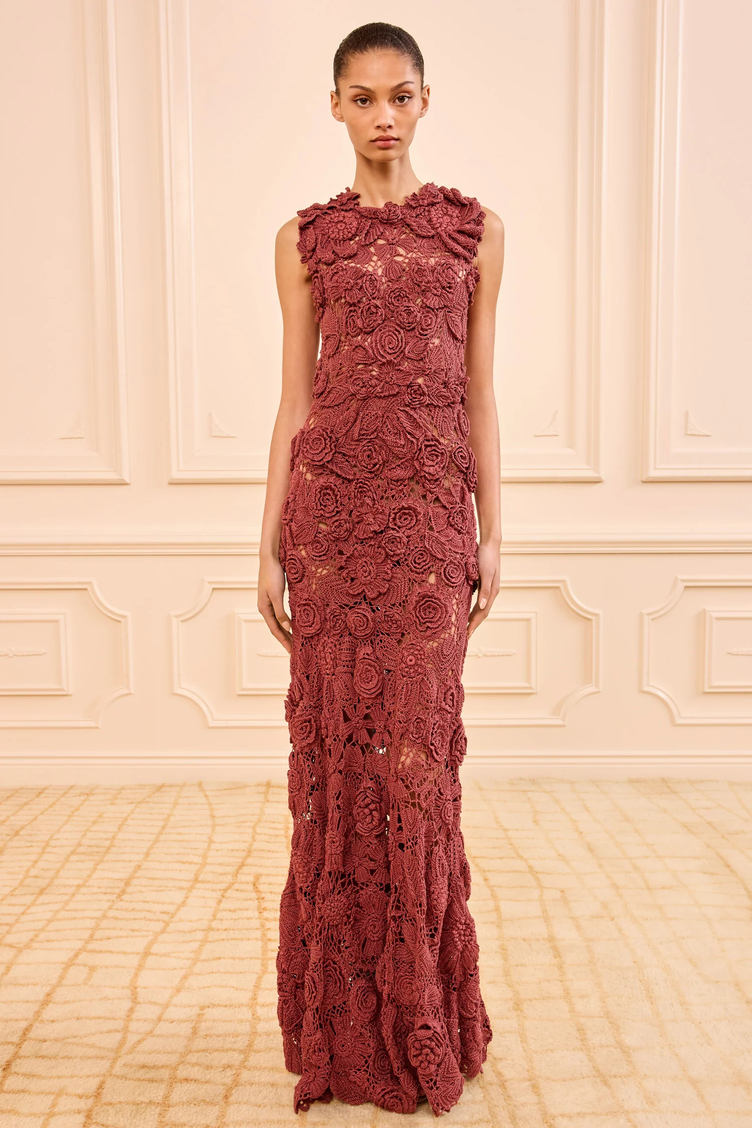 Anita Hand Crochet Dress Agate | Ulla Johnson