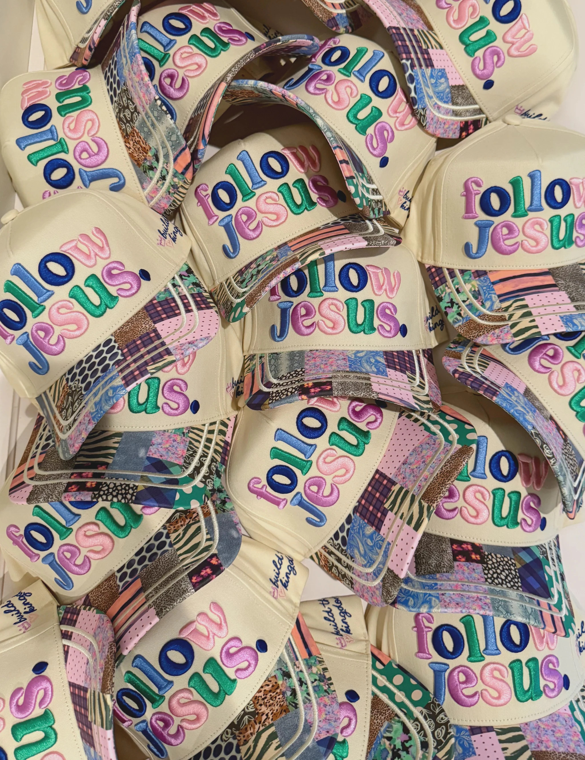 Colorful Follow Jesus Hat | Poppy & Pine