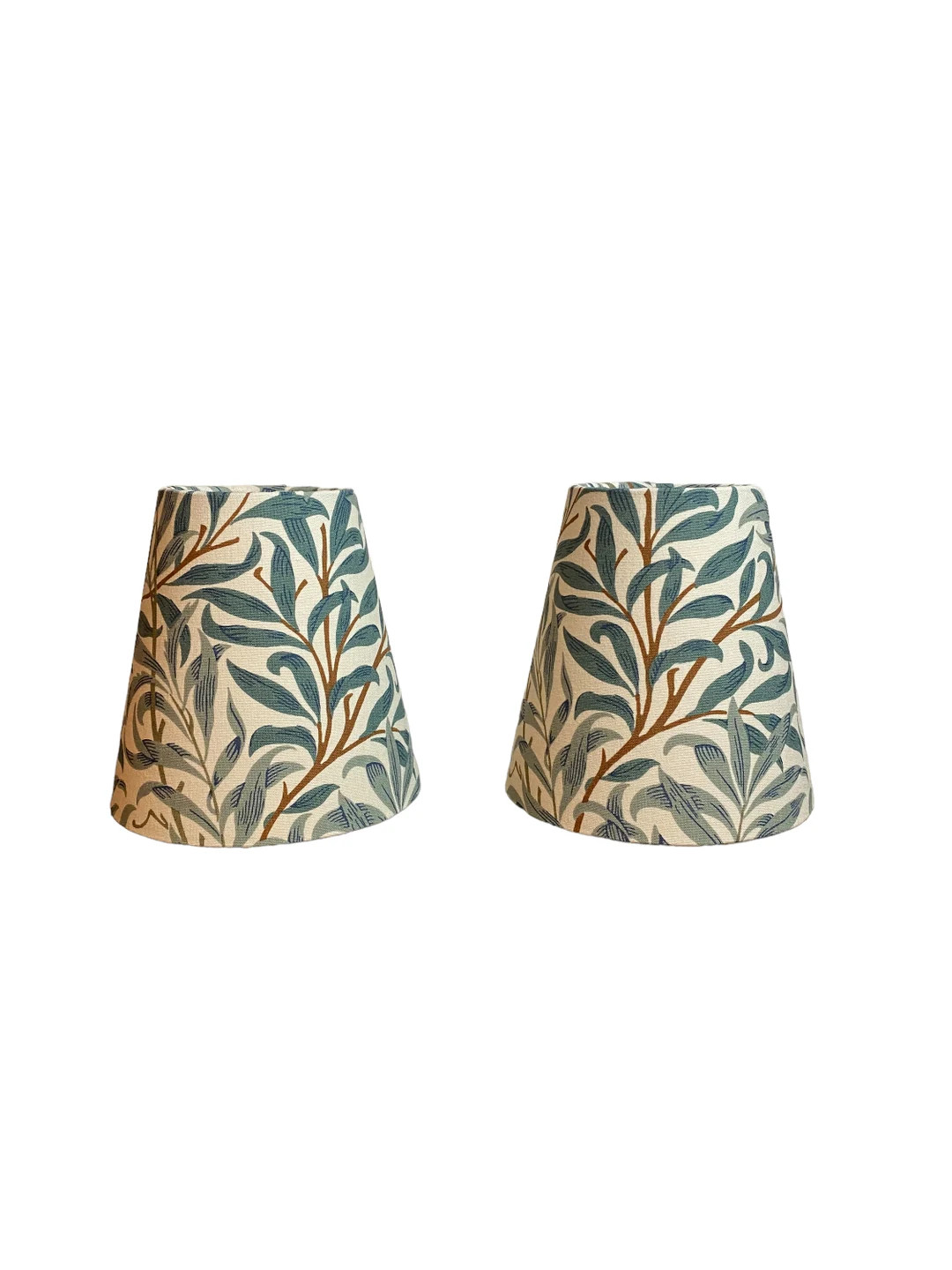 William Morris Willow Bough Green Fabric Sconce Chandelier - Etsy | Etsy (US)