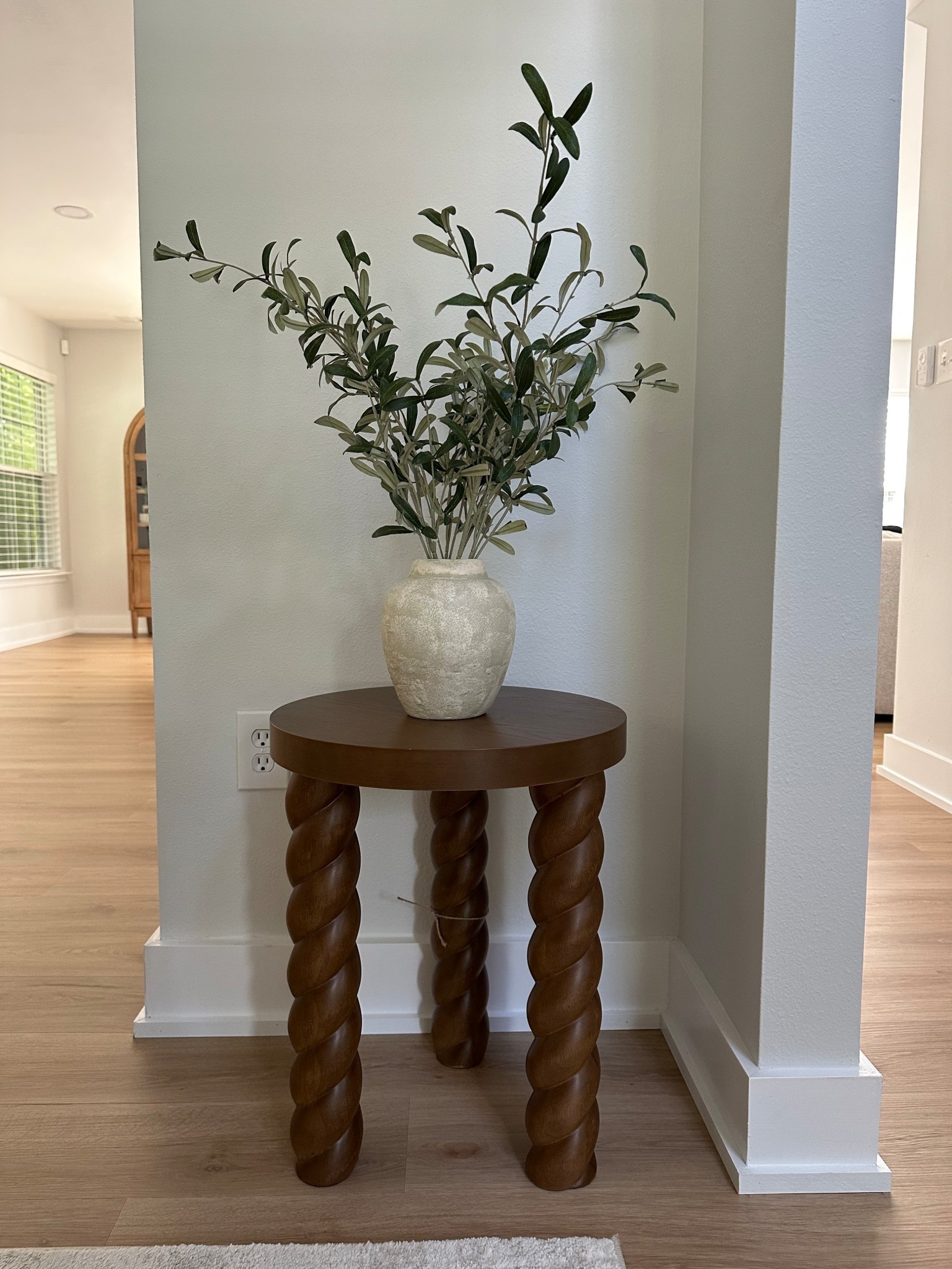 Target braided accent table in walnut - Threshold designed with Studio McGee. This table is gorgeous and is perfect for a corner or used as an accent piece😍

Target olive leaf potted arrangement - Threshold designed with Studio McGee

Corner table, accent table, braided table, walnut table, olive tree, olive plant 

#LTKSaleAlert #LTKSeasonal #LTKHome