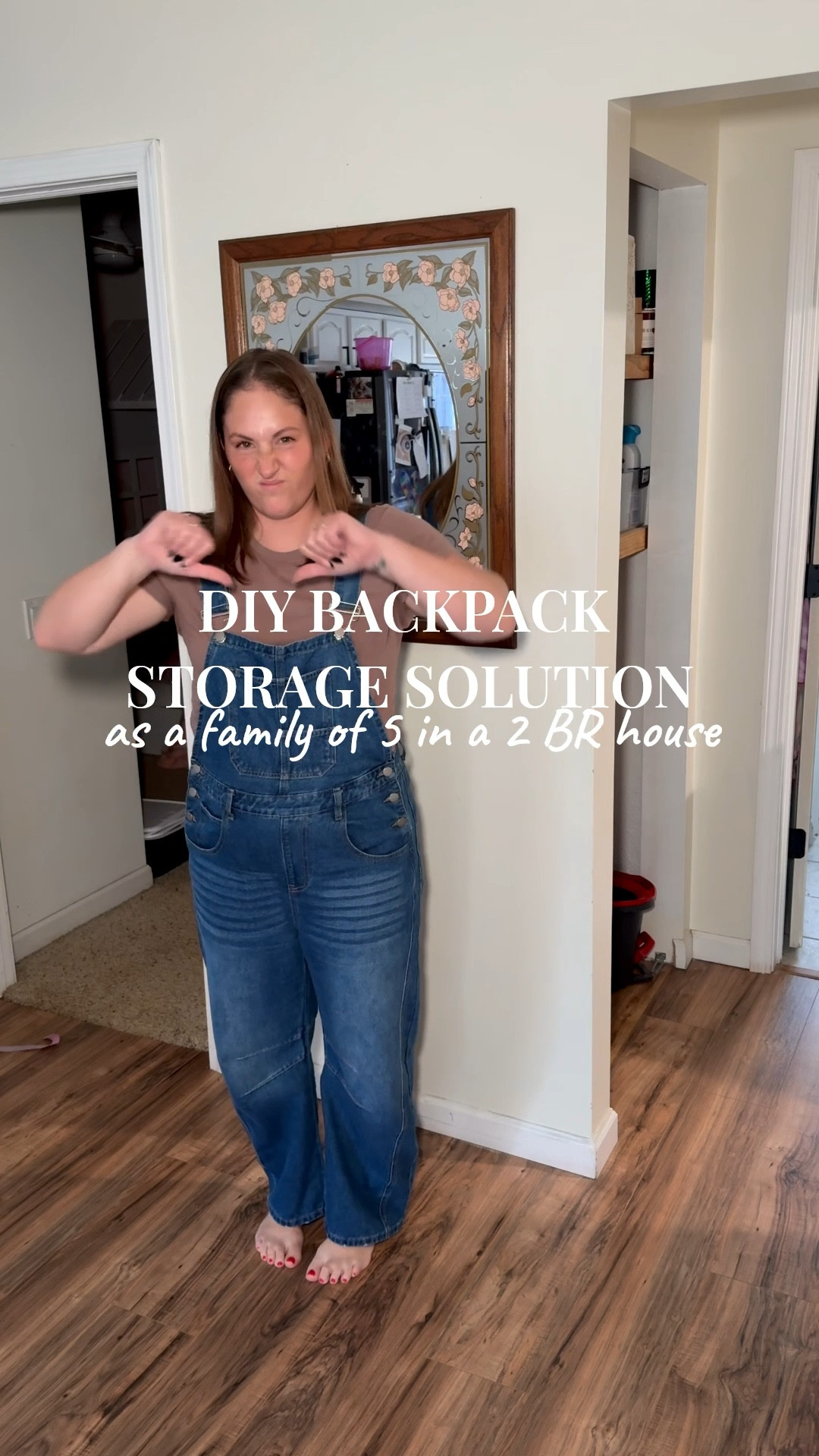 Hoping this solves the school stuff all over the place issue. Adding my overalls as well! TTS—in a L ✨🫶🏼

#LTKHome #LTKKids #LTKMidsize