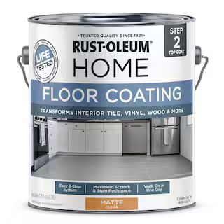 Rust-Oleum Home 1 Gal. Matte Clear Low VOC Topcoat 358585 - The Home Depot | The Home Depot