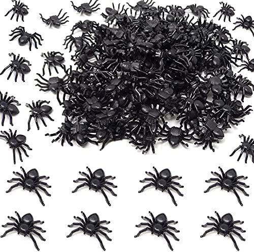 MYUBWTF 120 PCS Mini Fake Spider，Plastic Black Spider Toys, Simulated Insect Toys for Funny Pra... | Amazon (US)