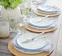 Chambray Tile Stoneware Dinner Plates | Pottery Barn (US)