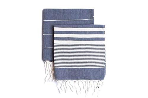 Ahenque Set of 2, Eco-Friendly Turkish Tea Towel, Dishclothes,Peshkir, Dish Towel, Kitchen Towel, Ha | Amazon (US)