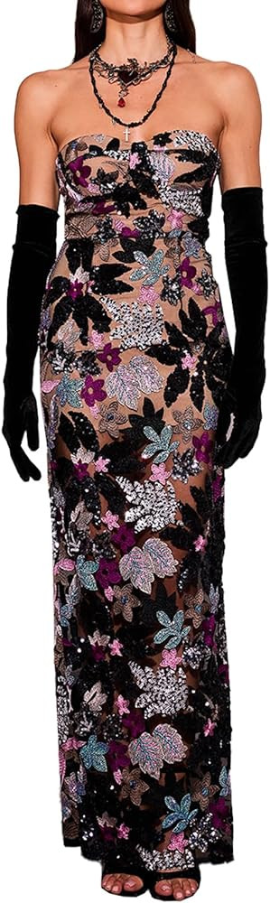 BELLA BARNETT Fashion Mini Orange Chiffon Trendy Pleated Dress Sexy with Long Flare Cocktail Dres... | Amazon (US)