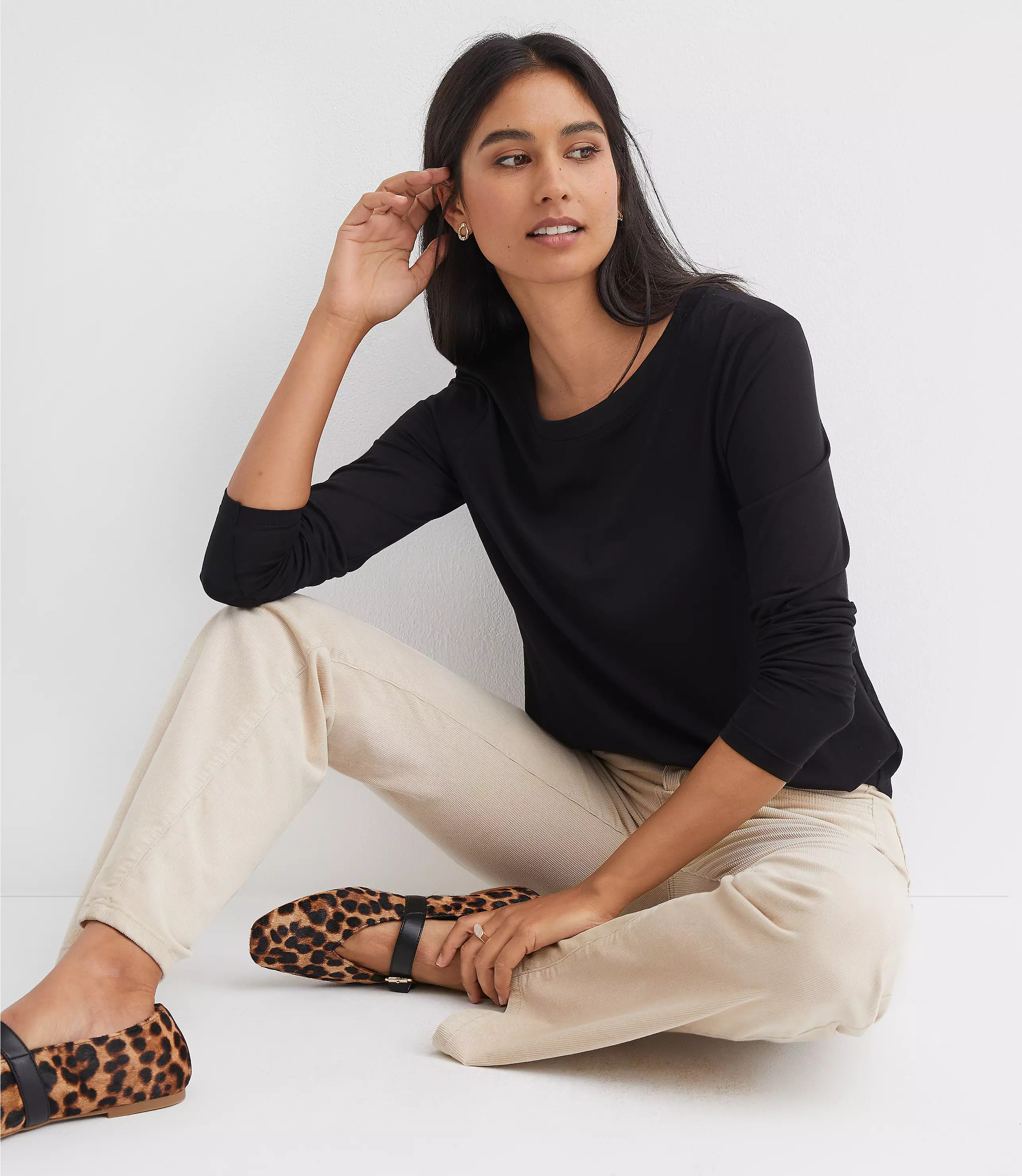 Long Sleeve Everyday Tee | LOFT