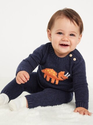 SoSoft Crew-Neck Graphic Sweater and Pants Set for Baby | Old Navy (US)