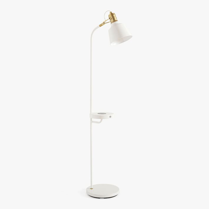 Taylor Wireless Charging Floor Lamp with USB | Pottery Barn Teen