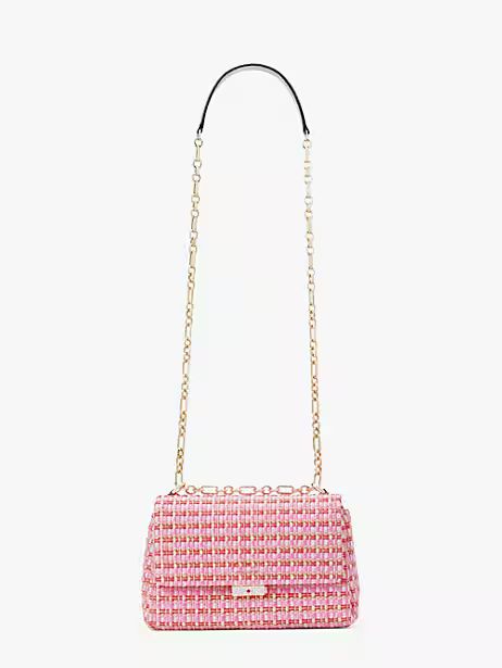 carlyle raffia tweed medium shoulder bag | Kate Spade (US)