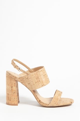 Printed Cork Heels | Forever 21 (US)