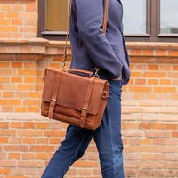 Mens Leather Messenger Bag, Laptop Bag For Men, Mens Satchel, Briefcase, Shoulder Him | Etsy (US)
