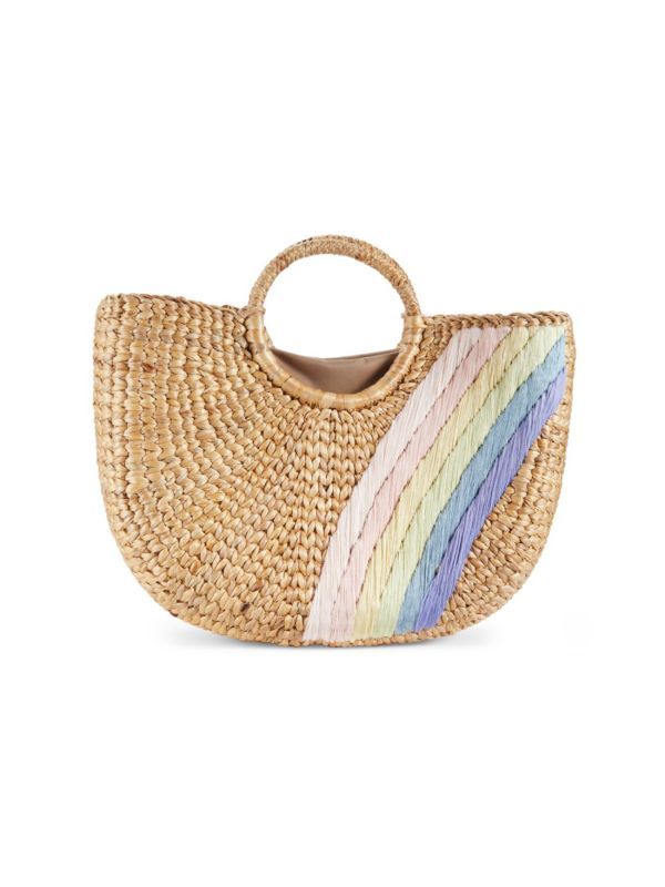 ​Camryn Rainbow Natural Seagrass Top Handle Bag | Saks Fifth Avenue OFF 5TH