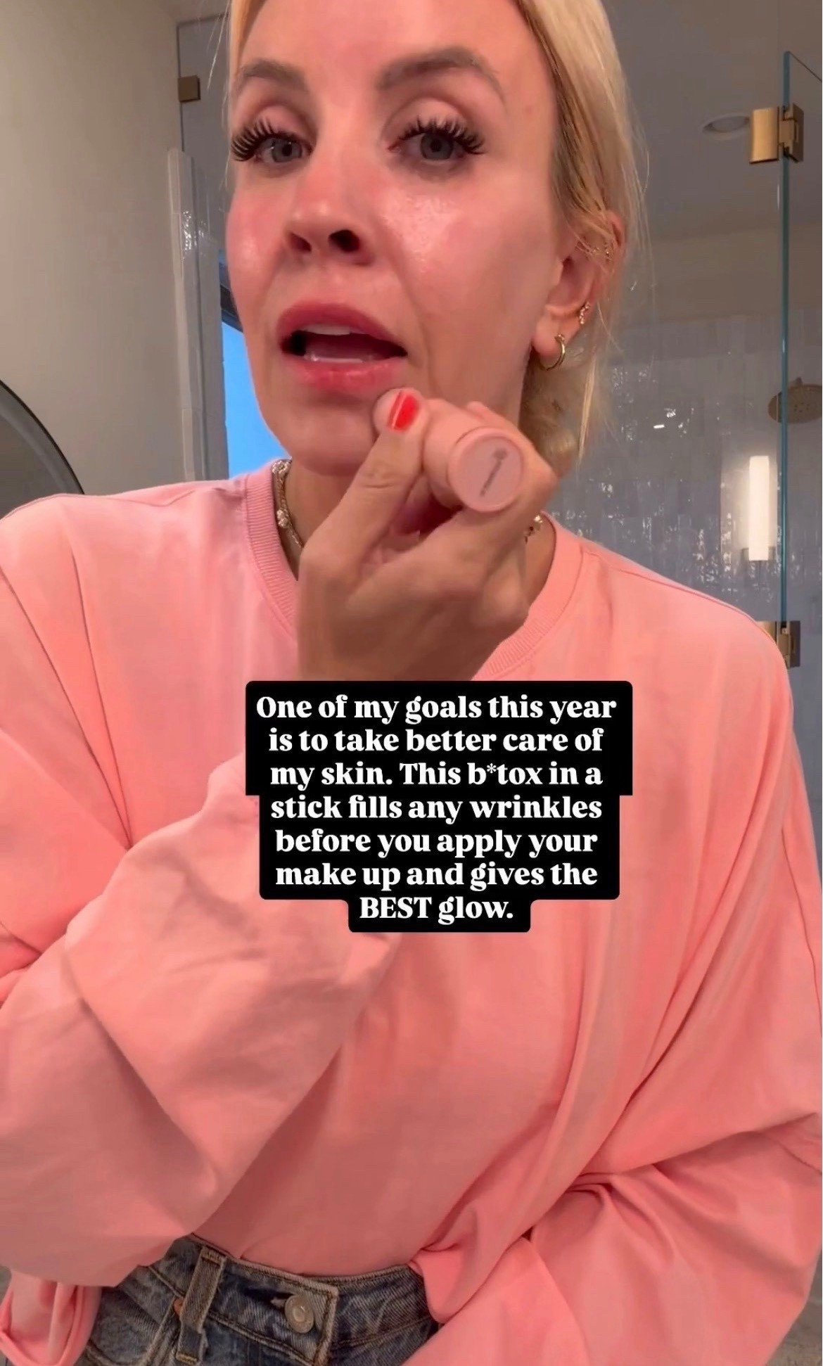 This b*tox in a stick fills any wrinkles before you apply your make up and gives the BEST glow! Only $22 and from Amazon!

#LTKselfcare #LTKmorningroutine #LTKBeauty