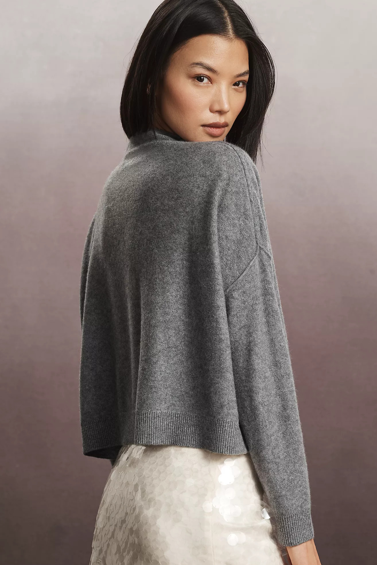 The Alani Cashmere Mock-Neck Sweater by Pilcro | Anthropologie (US)
