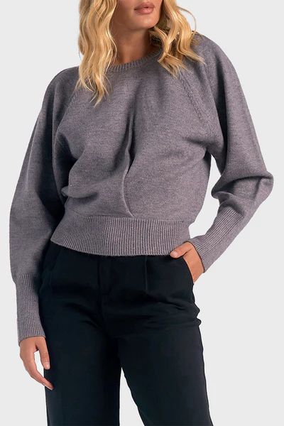 Elan Long Sleeve Twist Sweater | Gibson