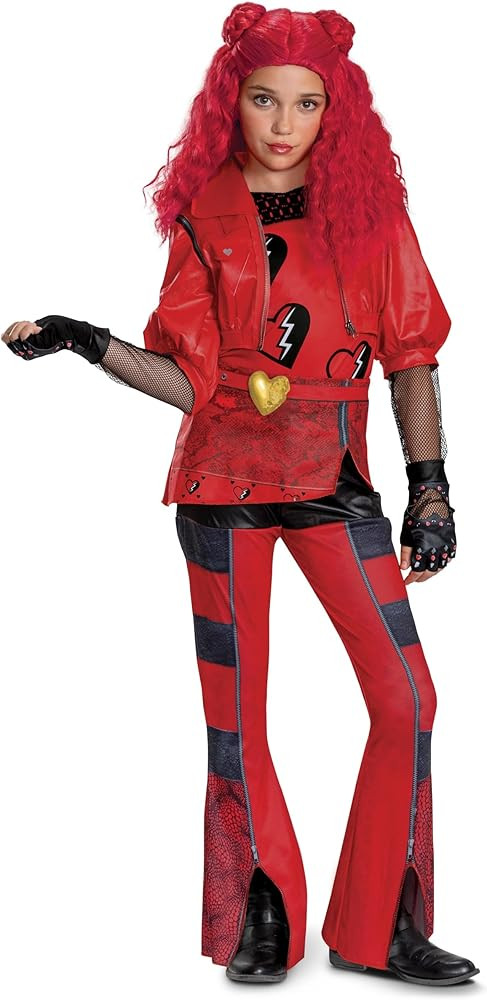 Disguise Girls Descendants Red Deluxe Costume, Official Disney Descendants the Rise of Red Costum... | Amazon (US)