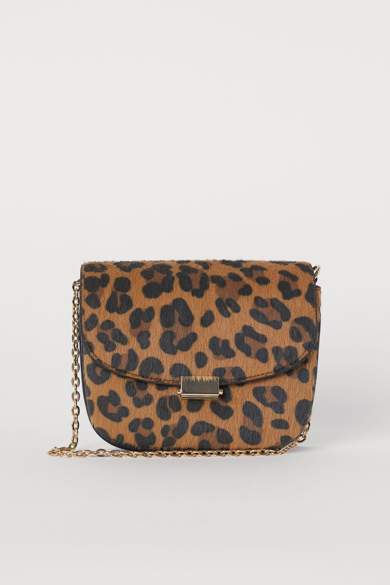 Small Shoulder Bag - Beige/leopard print - Ladies | H&M US | H&M (US + CA)