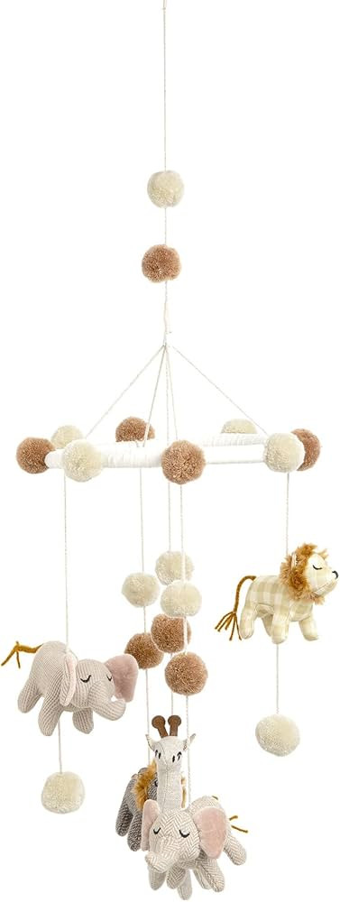 Crane Baby Mobile for Crib, Safari Nursery Décor for Boys and Girls, Ceiling Hanging, 11" x 28" | Amazon (US)